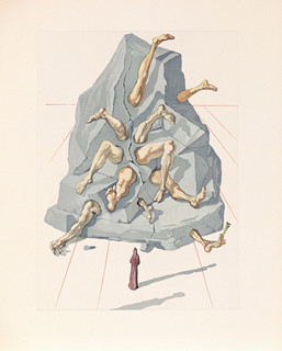 Salvador Dalí (1904-1989) - Božská komedie Les Simoniaques