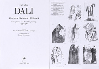 Salvador Dalí (1904-1989) - Božská komedie Priere de Saint Bernard