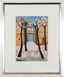 Karel Chaba (1925-2009) - Zimní Praha