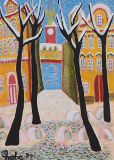 Karel Chaba (1925-2009) - Zimní Praha