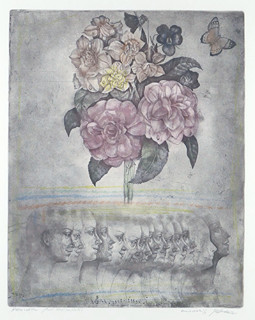 Jiří Anderle (1936-) - Kytice a dívka