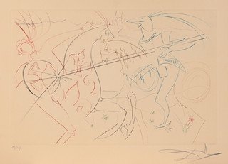 Salvador Dalí (1904-1989) - La Quete du Graal