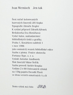 Jiří Sopko (1942-) - I. Wernish Jen tak