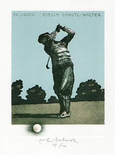 Vladimír Suchánek (1933-) - Ex libris Evelyn Dünstl Walter