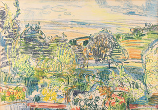 Bohumír Dvorský (1902-1976) - Letní krajina