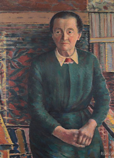 Vladislav Vaculka (1914-1977) - Portrét Olgy Kiesswetterové