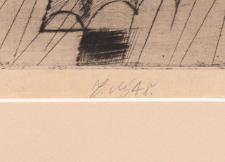 František Tichý (1896-1961) - Muž s deštníkem