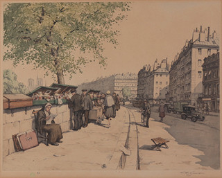 František tavík Šimon (1877-1942) - Knihkupci na pařížském nábřeží