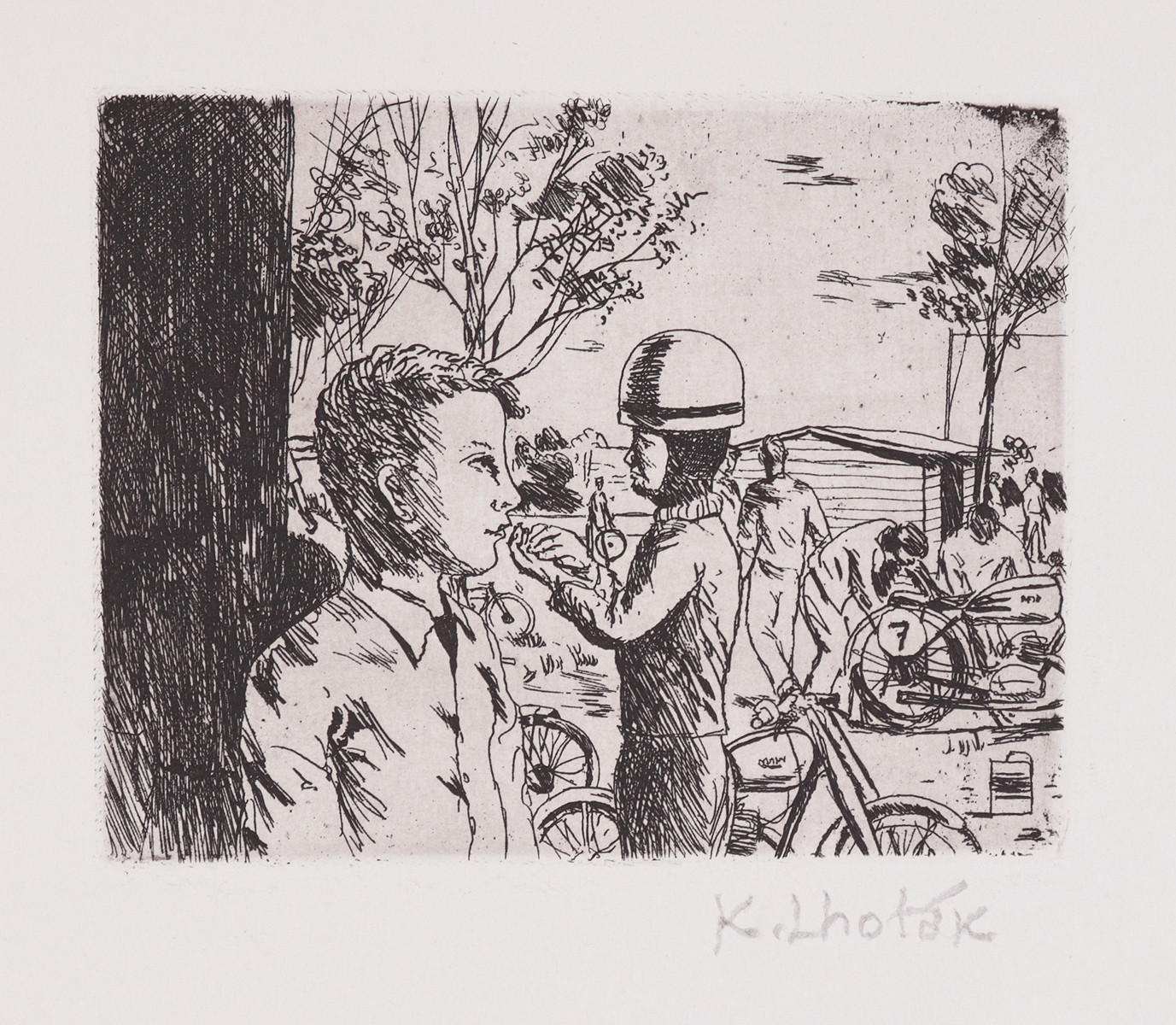Kamil Lhoták (1912 - 1990) - Ze života závodníků