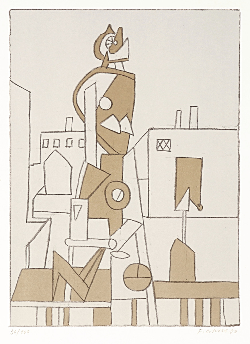 František Gross (1909 - 1985) - Strojek ve městě