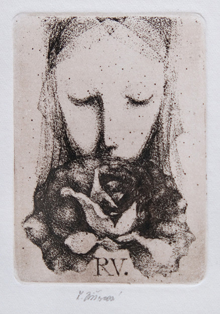 Ludmila Jiřincová (1912 - 1994) - Ex libris RV.