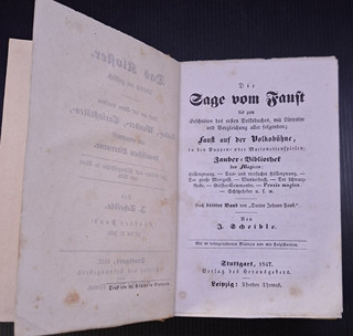 Doctor Johann Faust, Die Sage vom Faust