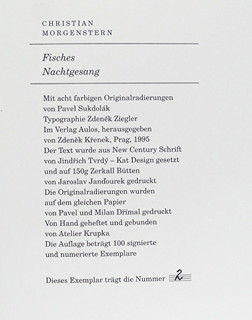 Pavel Sukdolák (1925) - Christian Morgenstern Fisches Nachtgesang