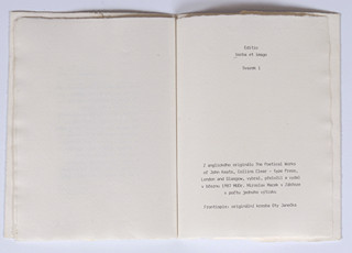 Ota Janeček (1919 - 1996) - John Keats Tři básně z pozůstalosti