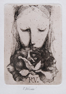 Ludmila Jiřincová (1912 - 1994) - Ex libris RV.