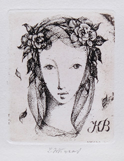 Ludmila Jiřincová (1912 - 1994) - Ex libris KB