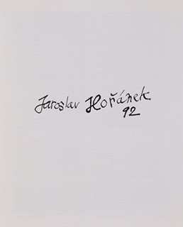 Jaroslav Hořánek - Katalog se dvěma serigrafiemi na obálce