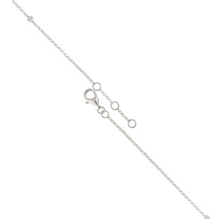 Zlatý náramek s přírodními smaragdy 0,70 ct a diamanty 0,25 ct
