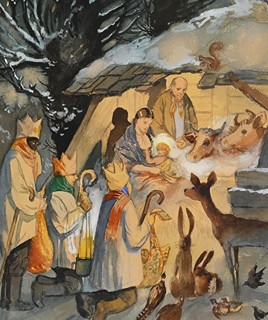 Vilém Wünsche (1900 - 1984) - Vánoční motiv