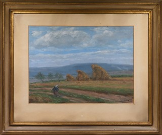 Ferdinand Hanuš Hérink (1889 - 1958) - Ve žních na Vizovicku