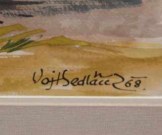 Vojtěch Sedláček (1892 - 1973) - Povoz s koňmi