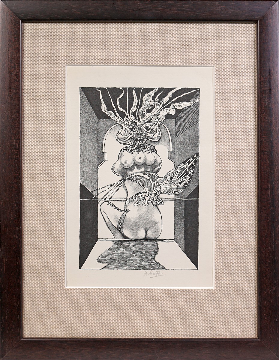 Josef Liesler (1912 - 2005) - Okřídlená žena
