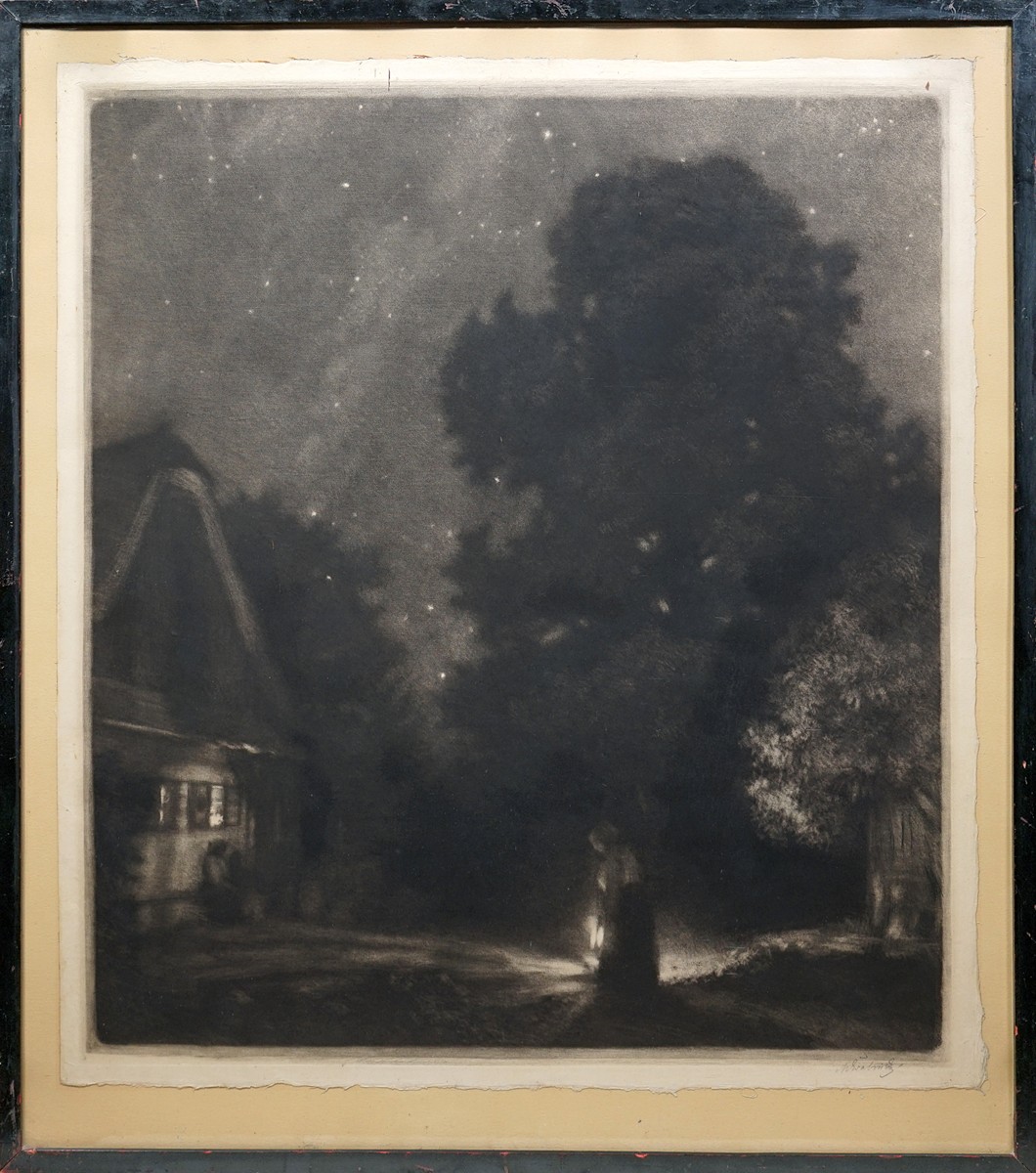 Maxmilián Švabinský (1873 - 1962) - Letní noc 1911