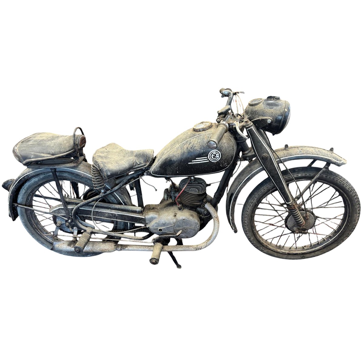 ČZ 125 T - Nálezový stodolový stav
