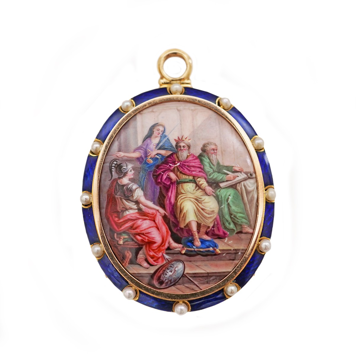 Velký přívěs miniaturou - zlato 18K