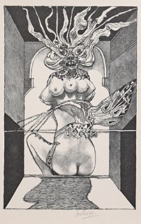 Josef Liesler (1912 - 2005) - Okřídlená žena
