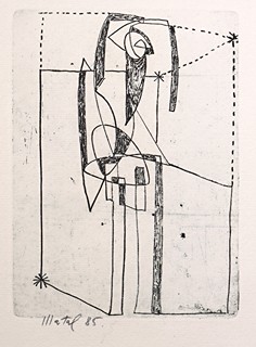 Bohumír Matal (1922 - 1988) - Abstraktní postava