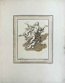 Adam von Bartsch (1757 - 1821) - Nanebevzetí Máři Magdalény 1782