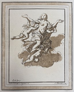 Adam von Bartsch (1757 - 1821) - Nanebevzetí Máři Magdalény 1782