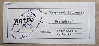 Vlastimil Zábranský (1936 - 2021) - Bez názvu