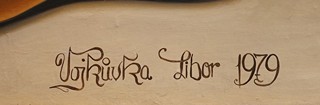 Libor Vojkůvka (1947 - 2018) - Souboj lvů při úsvitu - Velký formát