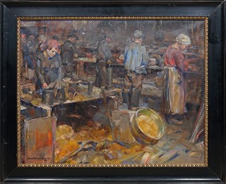 František Hoplíček (1890 - 1946) - Při práci