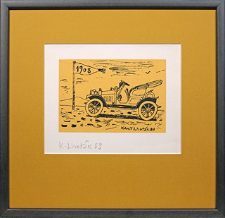 Kamil Lhoták (1912 - 1990) - Automobil 1908