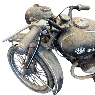 ČZ 125 T - Nálezový stodolový stav