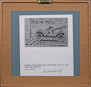 Kamil Lhoták (1912 - 1990) - Automobil 1908