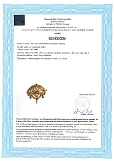 Zlatá secesní brož