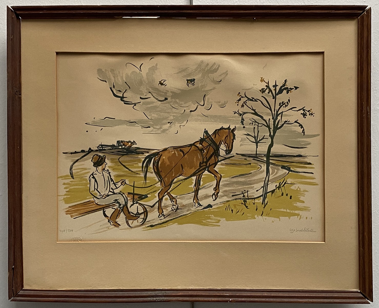 Vojtěch Sedláček (1892 - 1973) - Koňský povoz