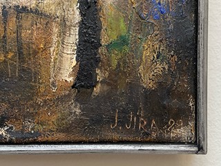 Josef Jíra (1929 - 2005) - Sněženky v podzámčí