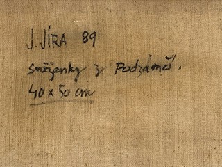 Josef Jíra (1929 - 2005) - Sněženky v podzámčí