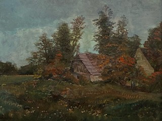 Otakar Hůrka (1889 - 1966) - Večer na Posázaví