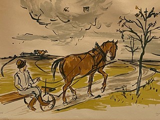 Vojtěch Sedláček (1892 - 1973) - Koňský povoz