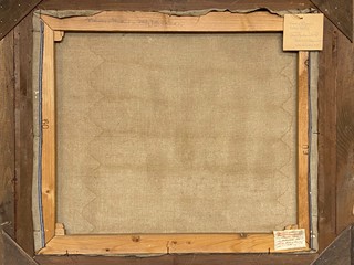 Ota Bubeníček (1871 - 1962) - Náves v Rudné u Mladé Vožice