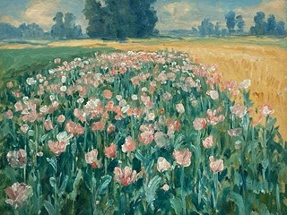 František Tavík Šimon (1877 - 1942) - Rozkvetlé máky