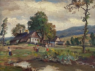 Josef Fiala - Sušení sena