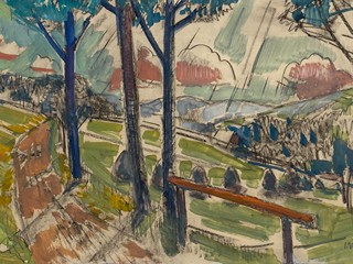 Jaroslav Grus (1891 - 1983) - Cesta v krajině