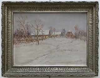 František Škrabánek - Vesnička pod sněhem